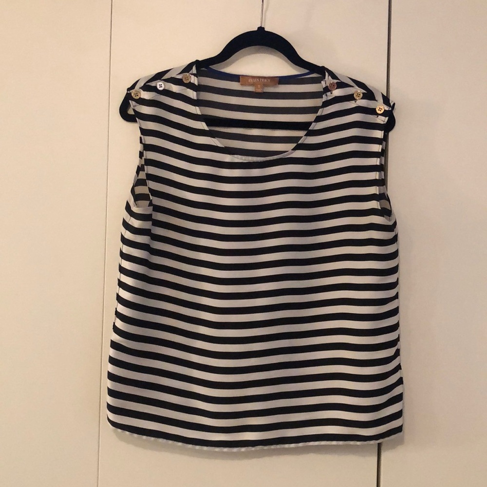 Ellen Tracy silk top - size S